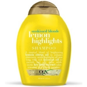 Organix Lemon Highlights Shampoo Sarı Saçlar İçin Saç Bakım Şampuanı